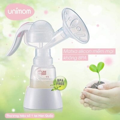 Máy hút sữa bằng tay Mezzo UNIMOM có matxa silicone UM871135