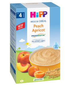 Bột ăn dặm HiPP 250g dinh dưỡng sữa đào, mơ tây