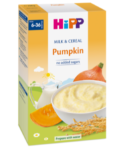 Bột ăn dặm HiPP 250g dinh dưỡng sữa và rau củ (Bí đỏ)