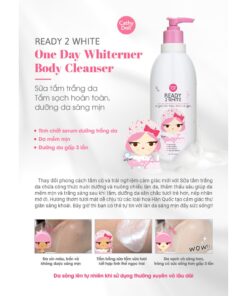 Sữa tắm trắng da Cathy Doll Ready 2 White One Day Whitener Body Cleanser 500ml