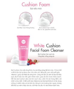 Sữa rửa mặt tạo bọt trắng da Cathy Doll White Cushion Facial Foam Cleanser 120ml