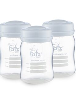 Bộ 3 bình trữ sữa mẹ Fatzbaby 150ml màu xanh FB0120NX
