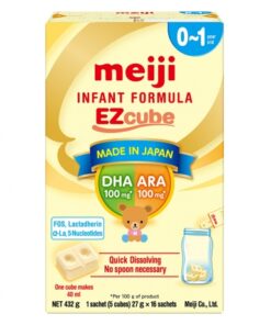 Sữa Meiji Infant Formula Ezcube hộp giấy 432g ( 0-12 tháng)